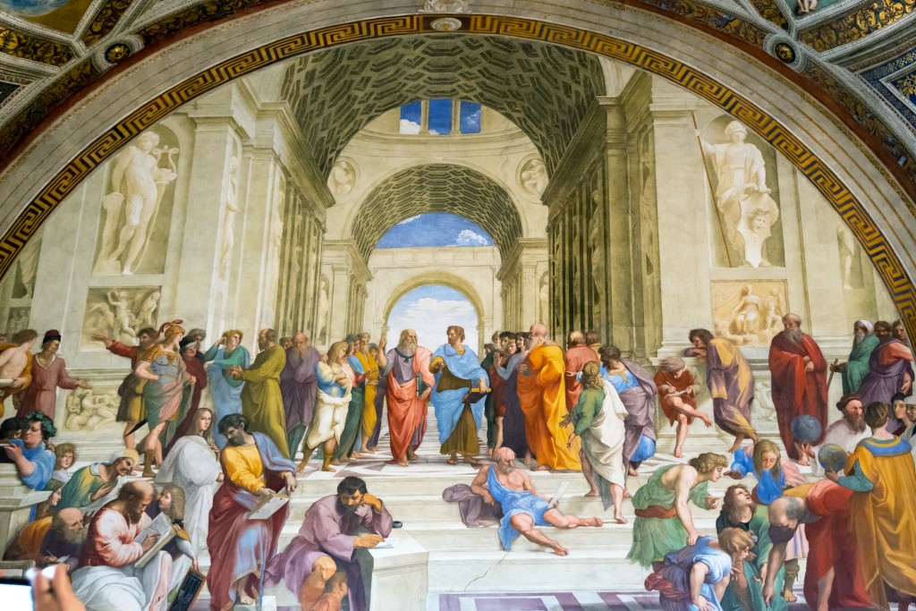 Vatikan Müzesi / Atina Okulu, Raphael (Museo Vaticano)